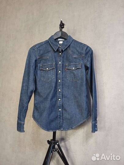 Джинсовые рубашка Levels S