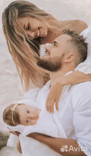 Семейный портрет, подарок для семьи