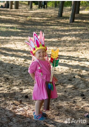 Головной убор из перьев