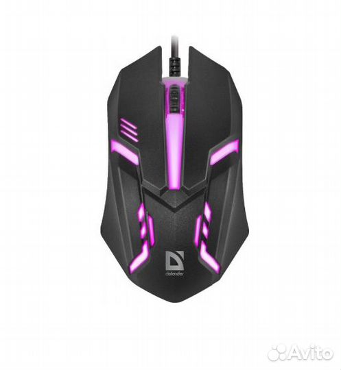 Игровая мышь проводная Defender новая