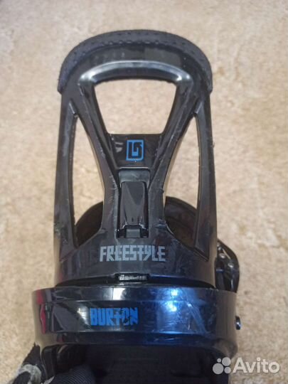 Крепление для сноуборда burton freestyle размер L