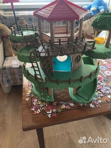 Игрушка кукольный дом дерево