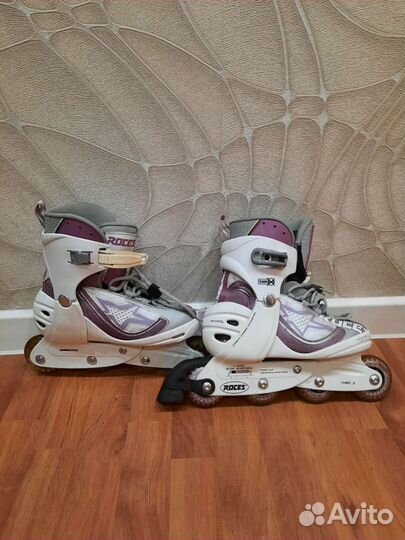 Роликовые коньки детские раздвижные