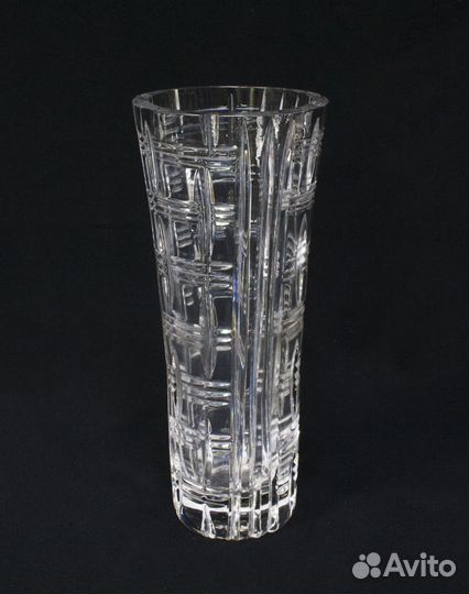 Ваза для цветов Тюльпан, хрусталь, высота 15,5 см