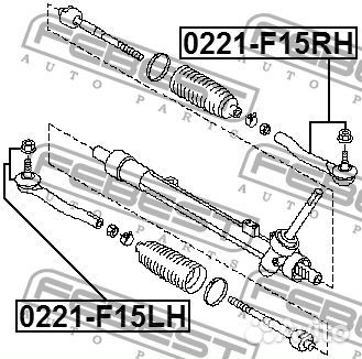 Наконечник рулевой правый