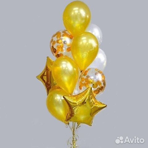 Фонтан из шаров 12шт (код0135