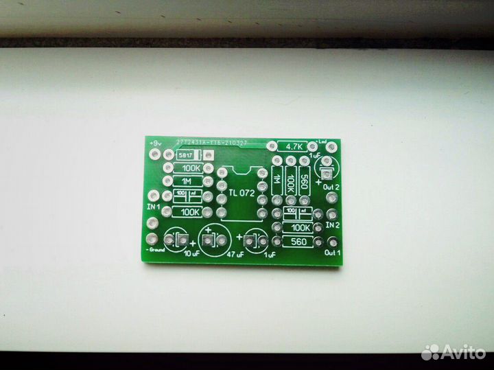 Плата гитарный буфер Dual klon buffer