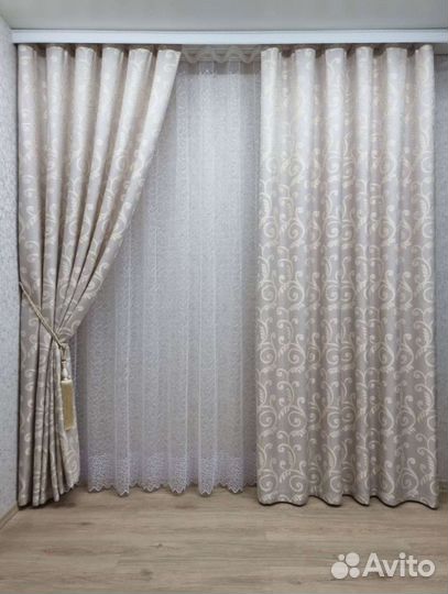 Шторы новые 260/300-260/240