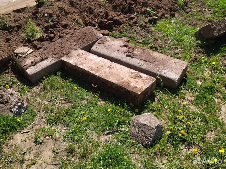 Демонтированные бардюры