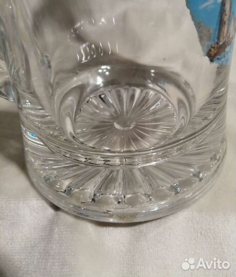 Кружка пивная стекло Original bierzug 0.4 Германия