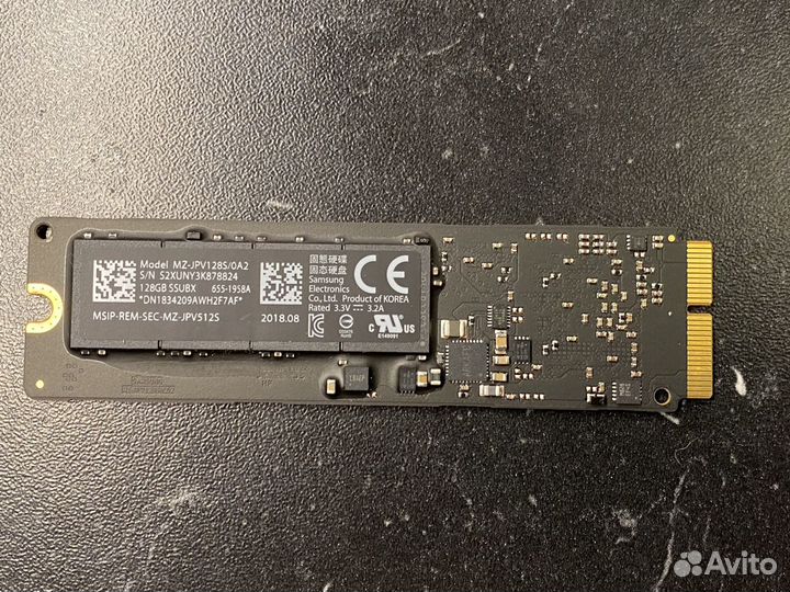 Оригинальный Apple SSD 655-1958A для MacBook Air
