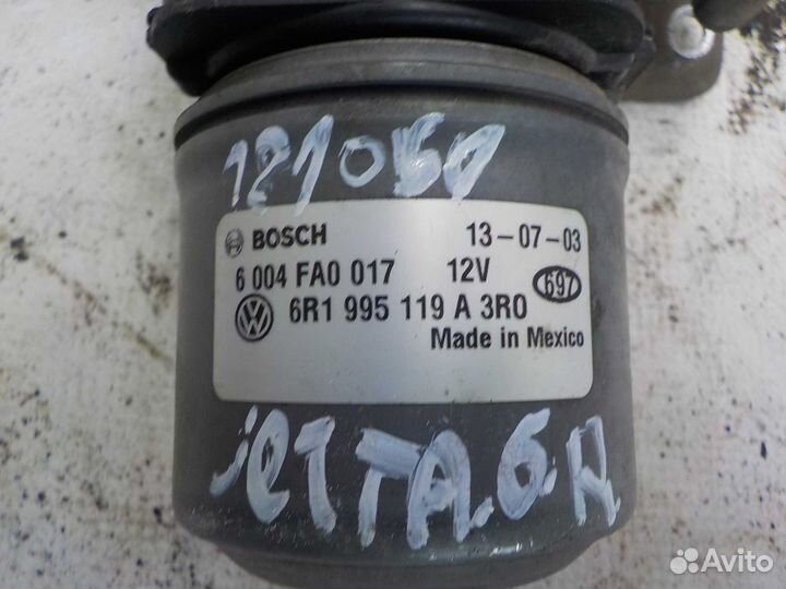 Моторчик дворников volkswagen jetta 6 передний