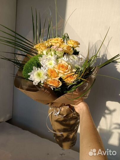 Букет. Кустовые розы. Супер сорт