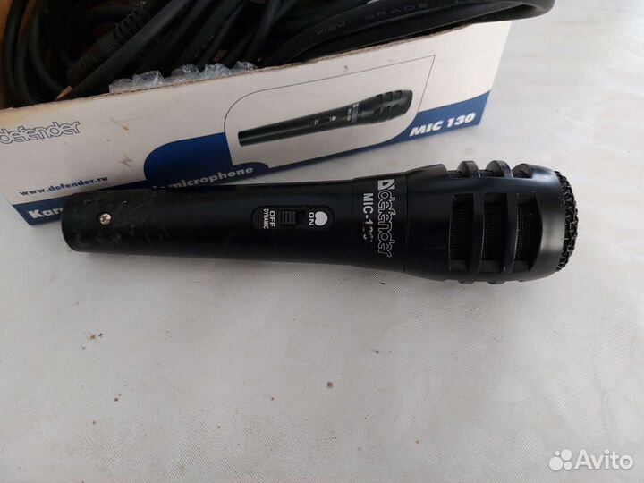 Микрофон Defender mic130 обмен на машинку-модельку