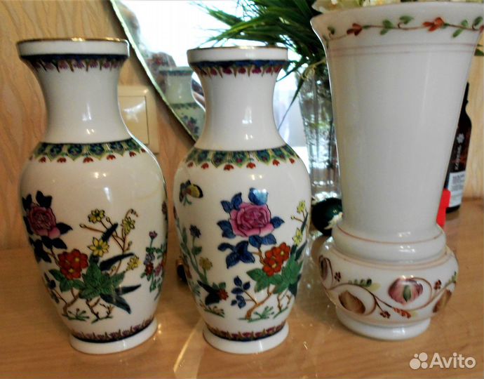 Фарфоровые вазы Китай, начало 20 века