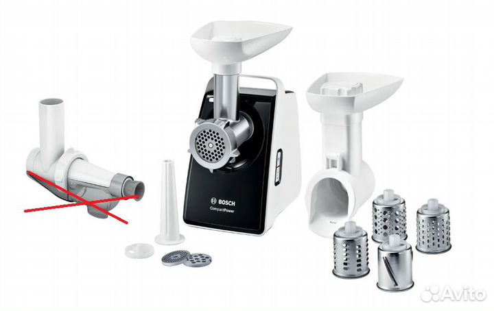 Мясорубка Bosch CompactPower MFW3X17B 2000Вт