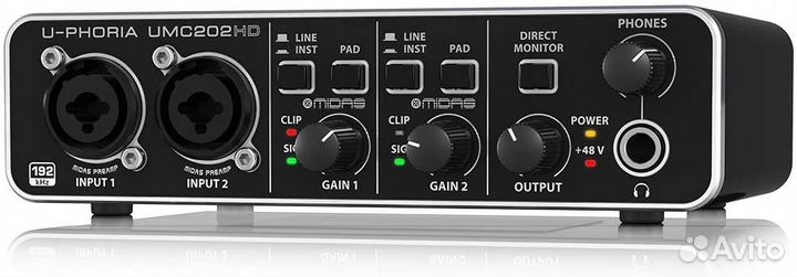 Комплект для звукозаписи Behringer U-Phoria Studio