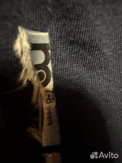 Джинсовка с хб подкладом 7-8 лет дев