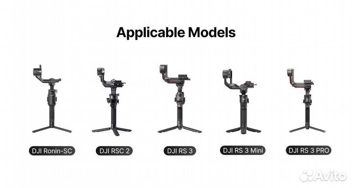 Рукоятка Ulanzi для DJI RS 3/RS 3 Mini/RS 3 Pro