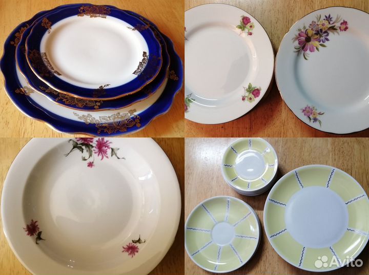 Тарелки Дулево, гдр, Япония-ссср