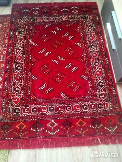 Ковер туркменский антикварный ручной работы