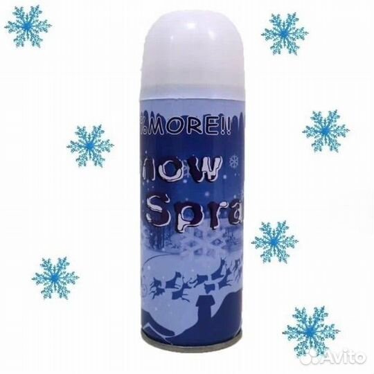 Искусственный снег в баллончике