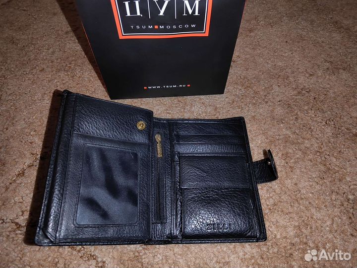 Мужской кошелек портмоне, Zilli