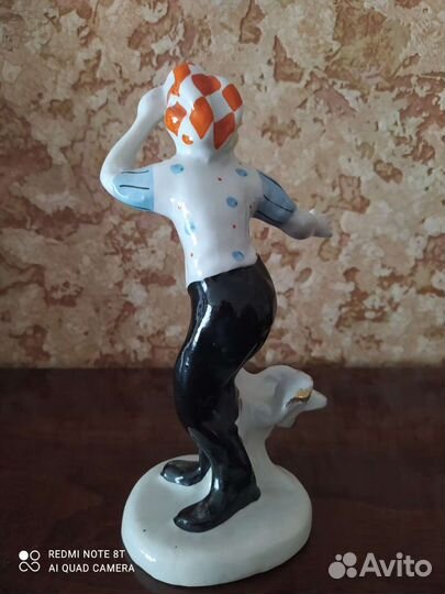 Клоун Олег Попов с петухом