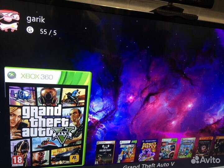 Gta 5, прошитый Xbox 360, 500gb, кинект