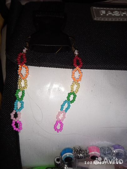 Серьги- радуга