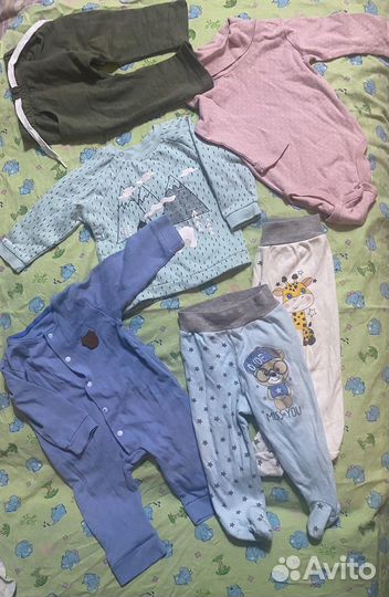Детские вещи для мальчика пакетом