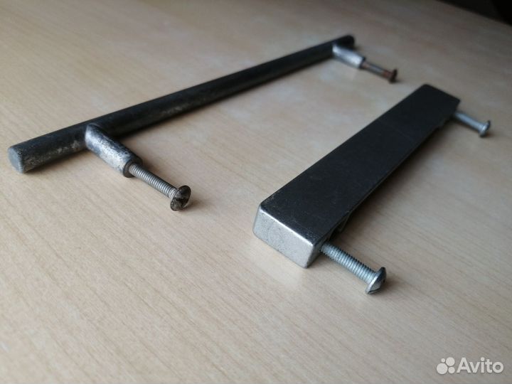 Ручки мебельные, 2-шт, алюминиевые