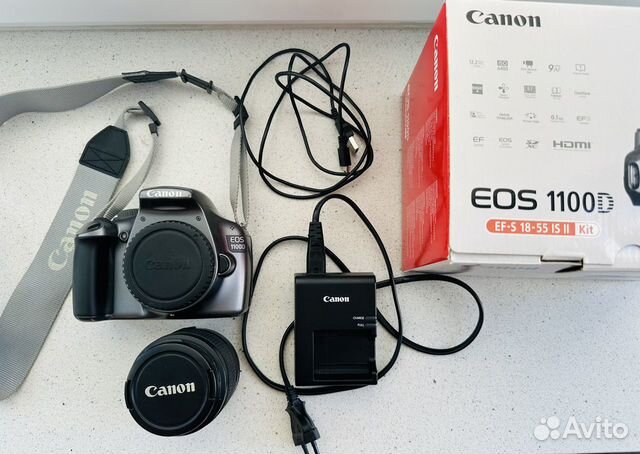 Canon eos 1100d + ef-s 18-55 mm объявление продам