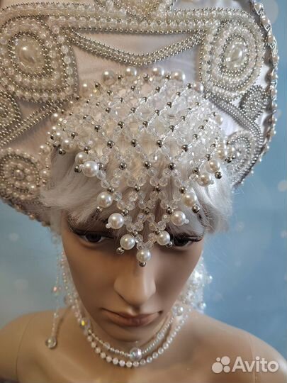 Кокошник Снегурочки 