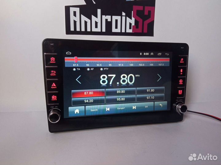 Магнитола Лада granta 2011-2018 с крутилками