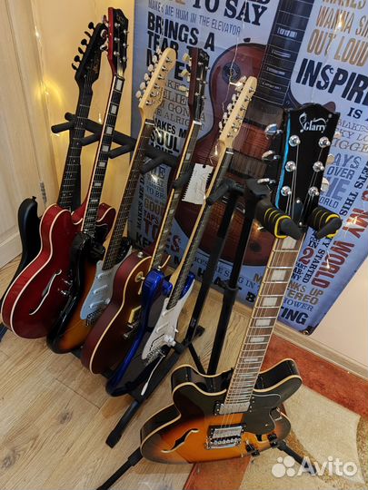 Электрогитара Glarry копия Gibson es335