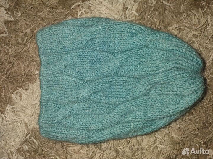 Шапка женская вязаная ручная работа