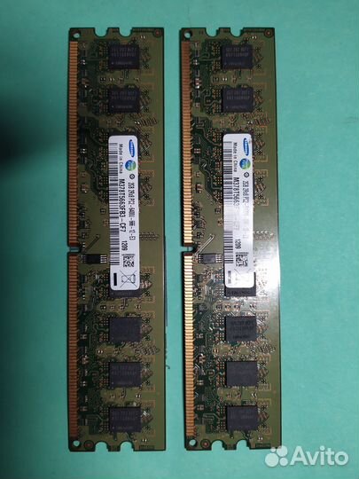Оперативная память ddr2 samsung 2x2 гб