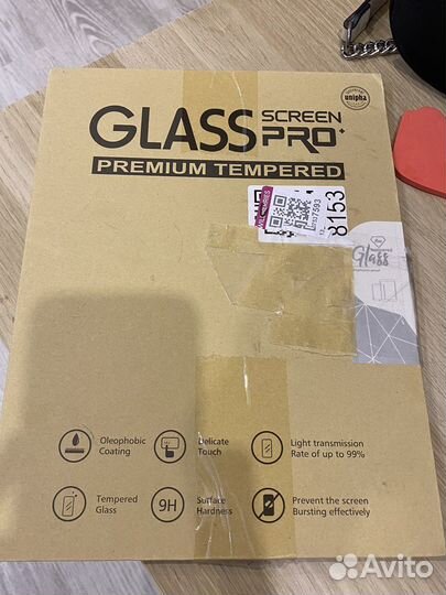 Защитное стекло на iPad 1 2 3 4