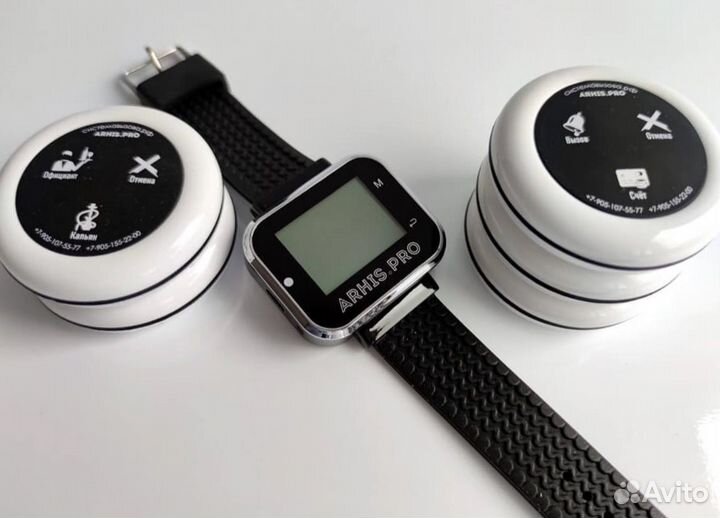 Кнопка вызова персонала, официанта, часы-пейджер