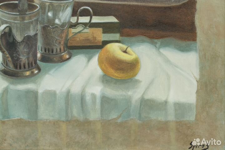 Картина Железнодорожный Натюрморт Спирос Д. 2004г