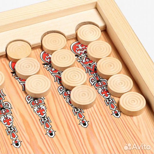 Нарды 'Тигр', деревянная доска 50 х 50 см, с полем