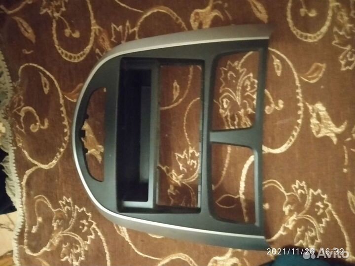 Рамка 1дин и заглушка на руль хендай солярис