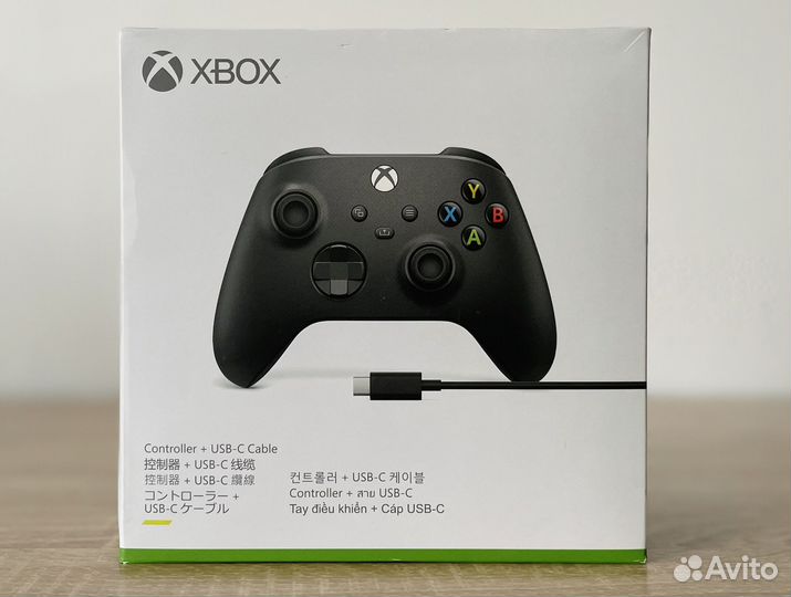Геймпад Xbox + кабель USB-C - Новый