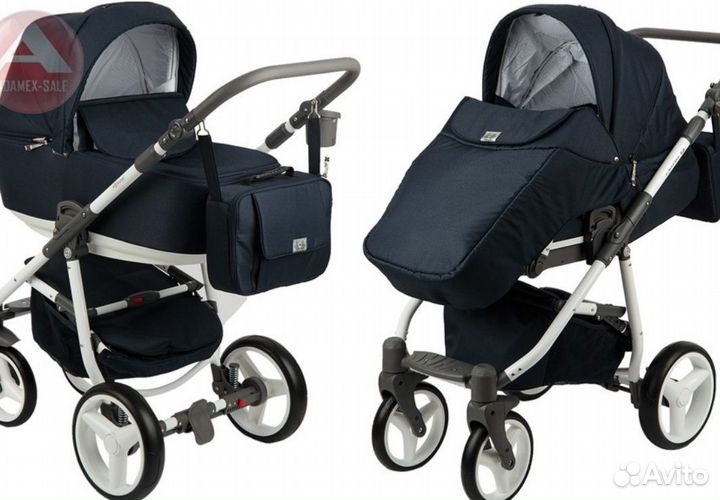 Коляска 2 в 1 adamex reggio