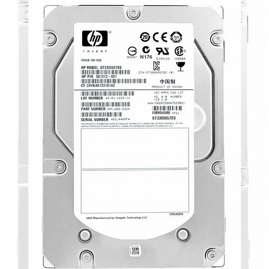 [581312-001] Жесткий Диск Hp 300gb Sas 3,5" Hdd 581312-001