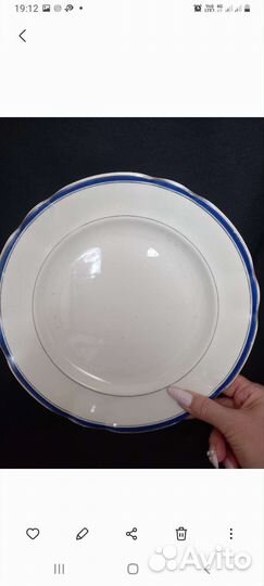 Тарелки фарфор винтаж