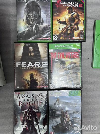 Xbox 360 500gb с играми