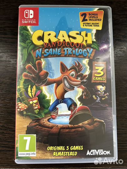 Crash bandicoot n sane trilogy Nintendo switch