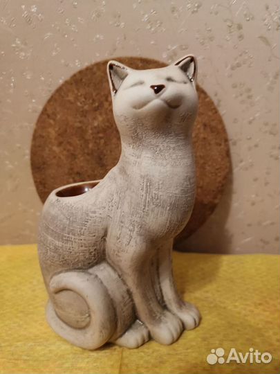 Аромалампа Кошка, керамика